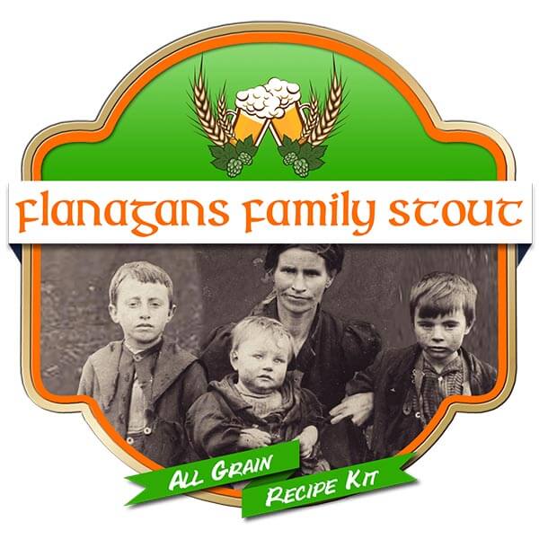 Flanagan's Family Stout All Grain Recipe Kit Suits Grainfather Home Brew