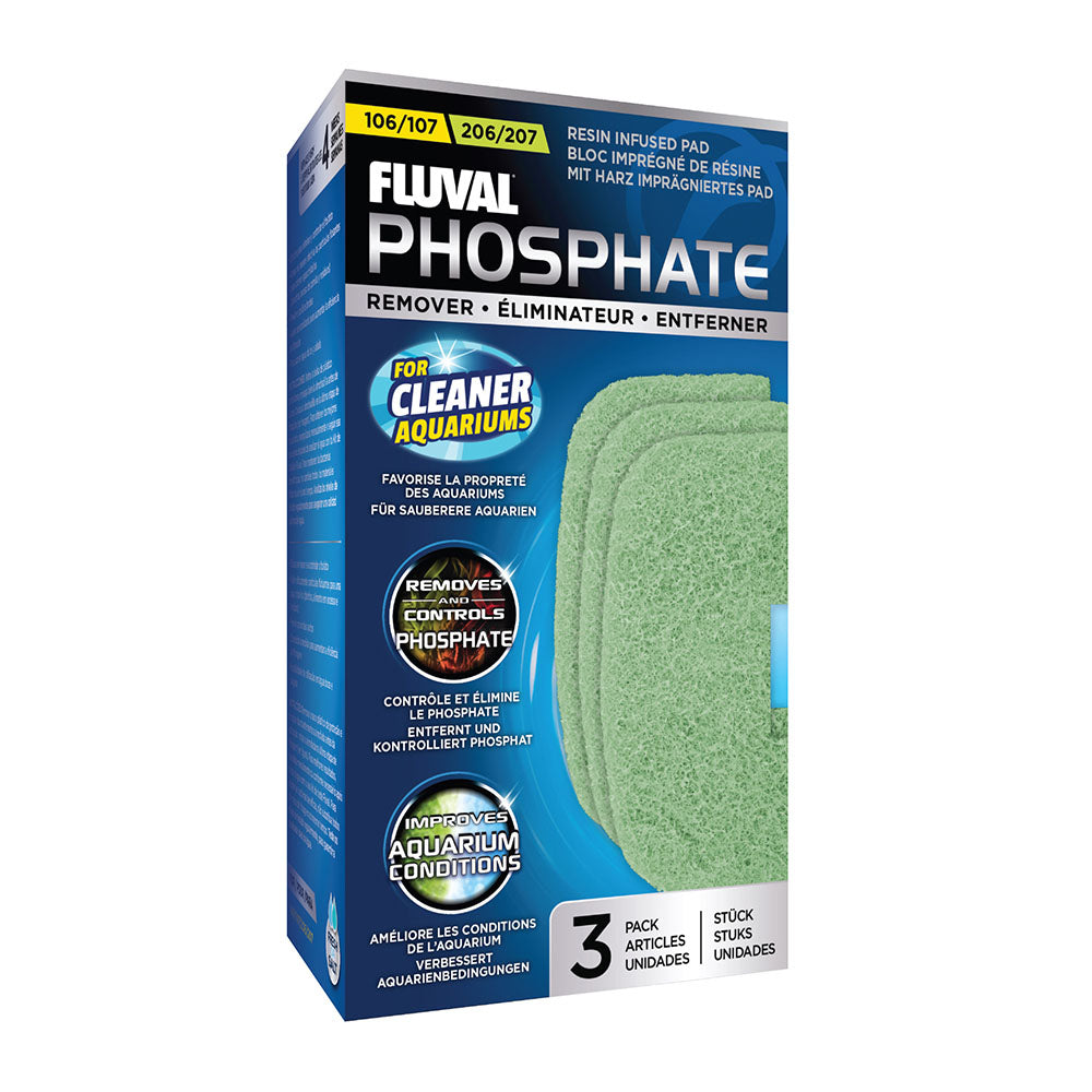 FLUVAL 106/206 107/207 Phosphate Remover Pads 3PK