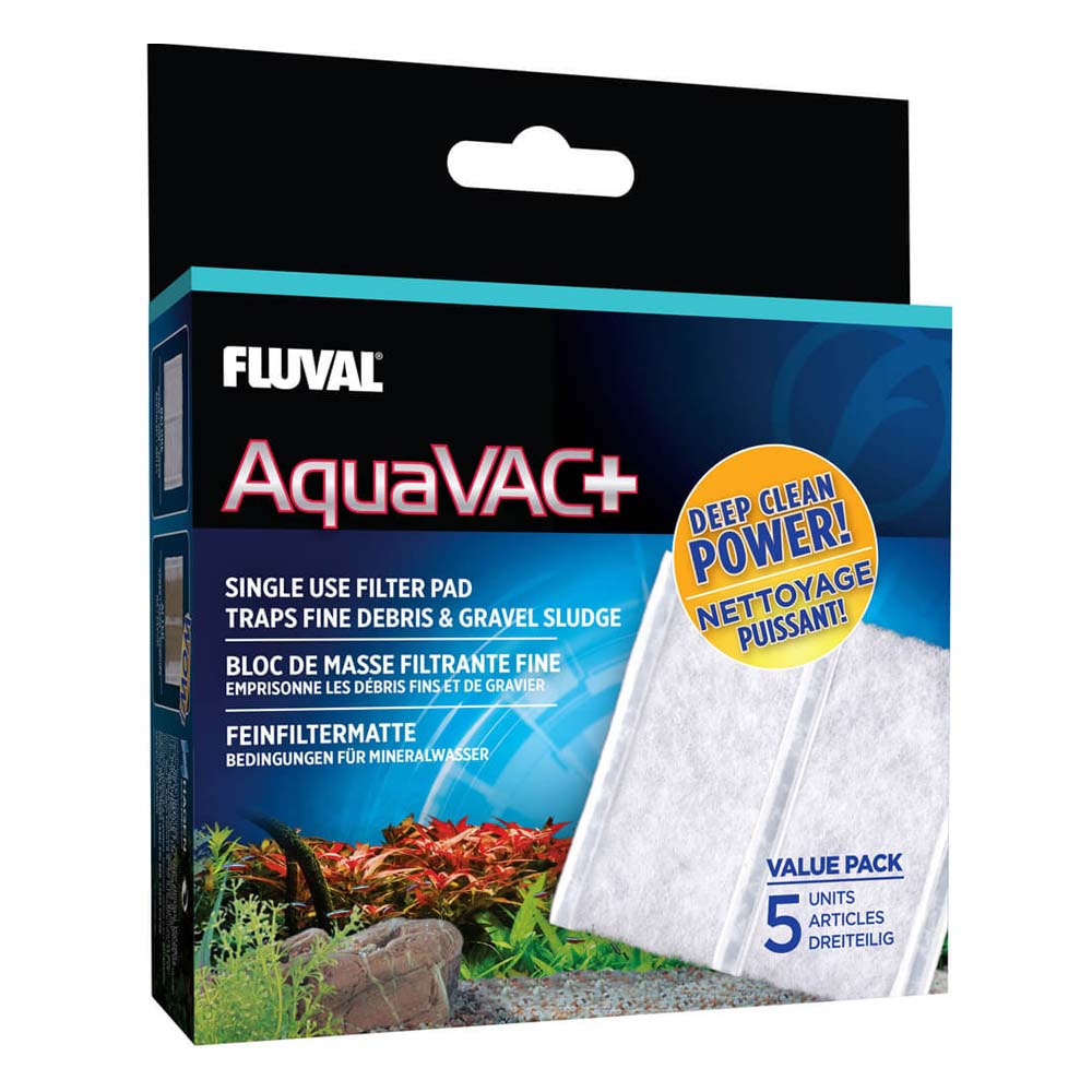 FLUVAL AquaVAC+ Fine Filter Pad 5PK