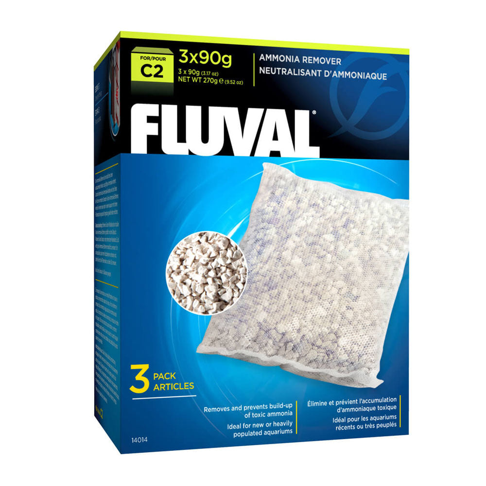 FLUVAL C2/C3/C4 Hang On Filter Ammonia Remover 3PK