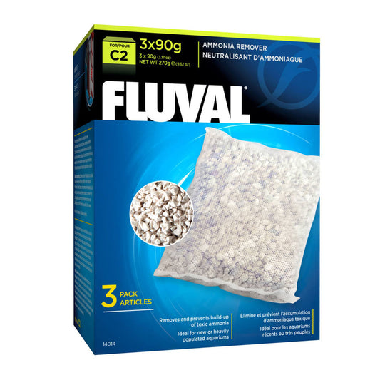 FLUVAL C2/C3/C4 Hang On Filter Ammonia Remover 3PK