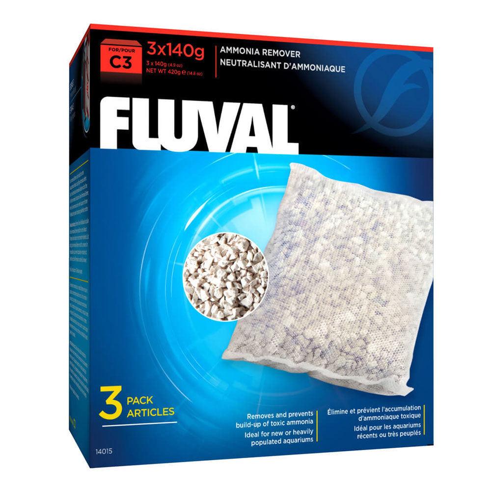FLUVAL C2/C3/C4 Hang On Filter Ammonia Remover 3PK