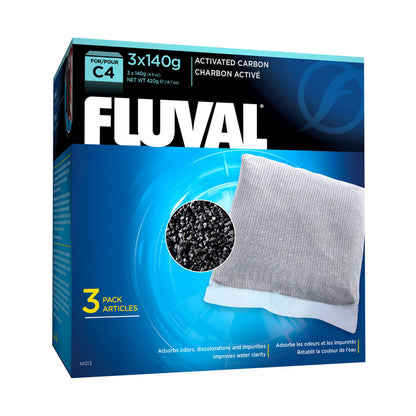 FLUVAL C2/C3/C4 Hang On Filter Activated Carbon 3PK