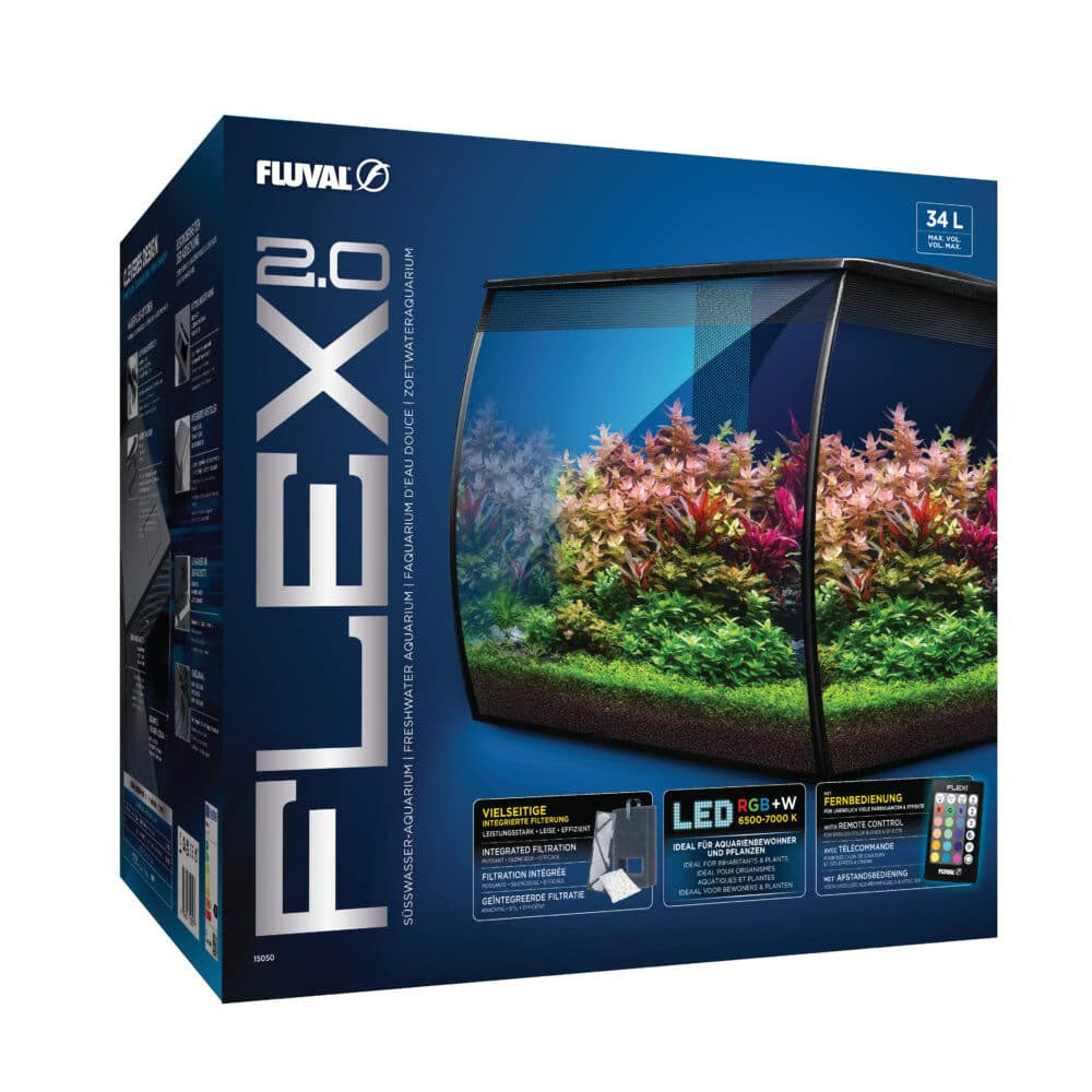 FLUVAL Flex 2.0 Aquarium Kit 34L
