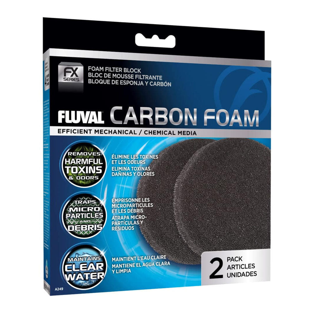 FLUVAL FX2/FX4/FX5/FX6 Carbon Foam 2PK