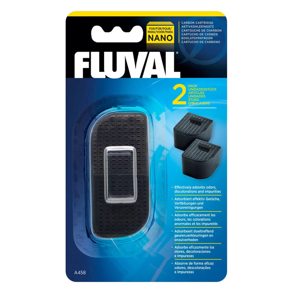 FLUVAL Carbon Cartridge for Nano Aquarium Filter 2PK
