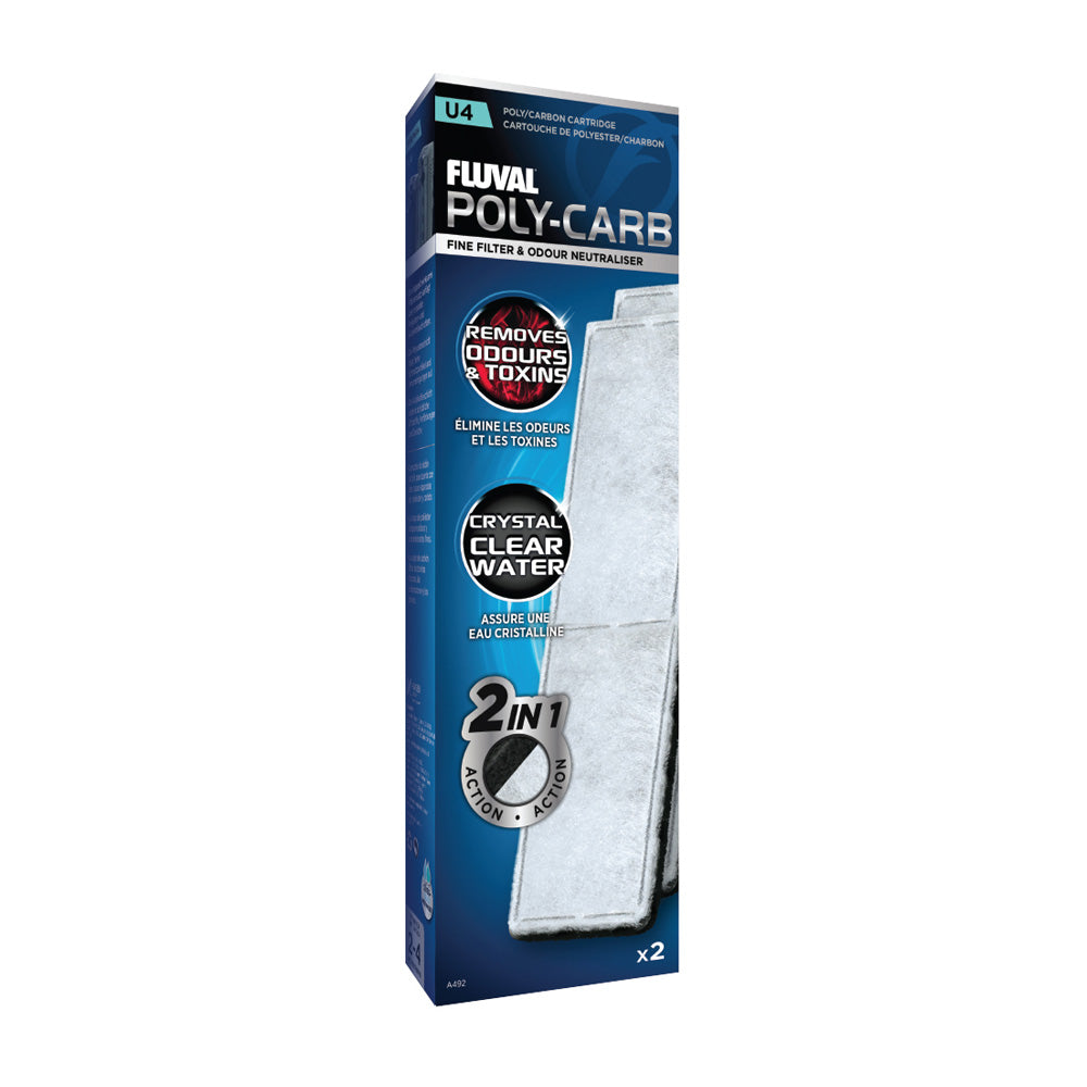 FLUVAL U4 Poly Carb Cartridge 2PK