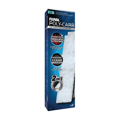 FLUVAL U4 Poly Carb Cartridge 2PK