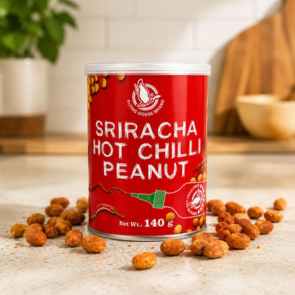 FLYING GOOSE BRAND Sriracha Hot Chilli Peanuts