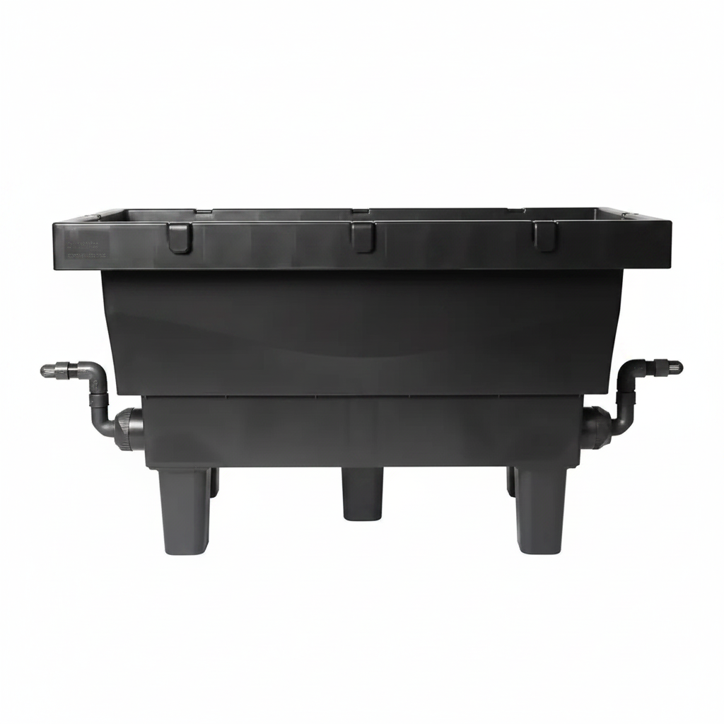 Foodcube Planter Box Front View - White Background Square