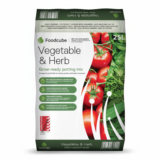 Foodcube Vegetable & Herb - White Background Square