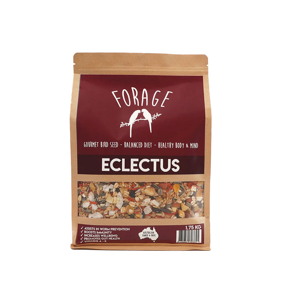 FORAGE GOURMET BIRD SEED Eclectus