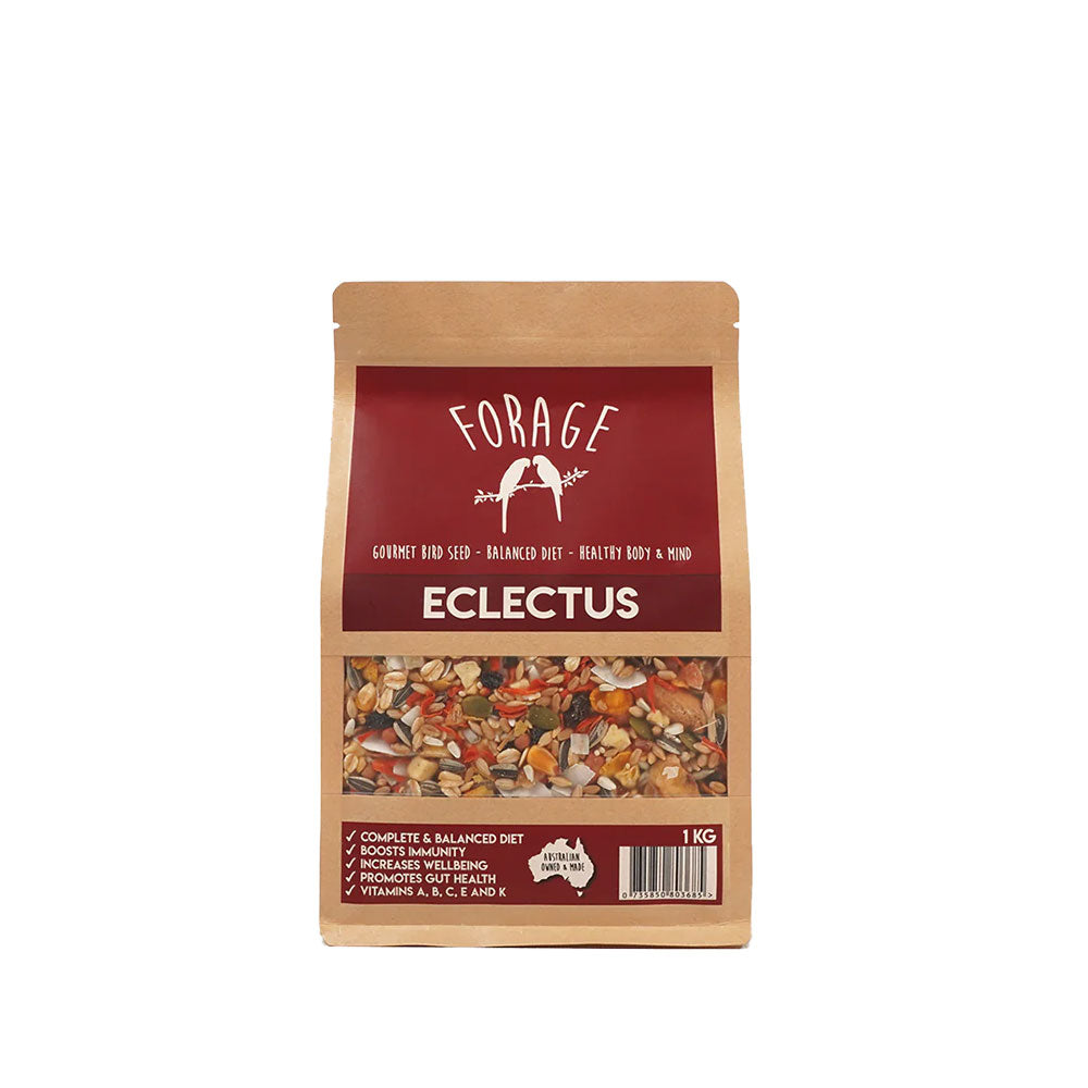 FORAGE GOURMET BIRD SEED Eclectus