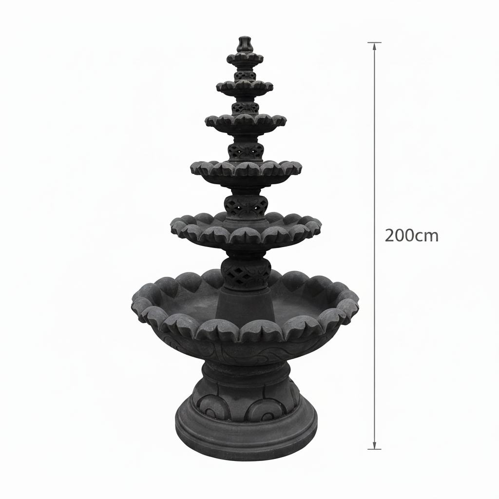 Grand Lotus 6-Tier Fountain 200cm 