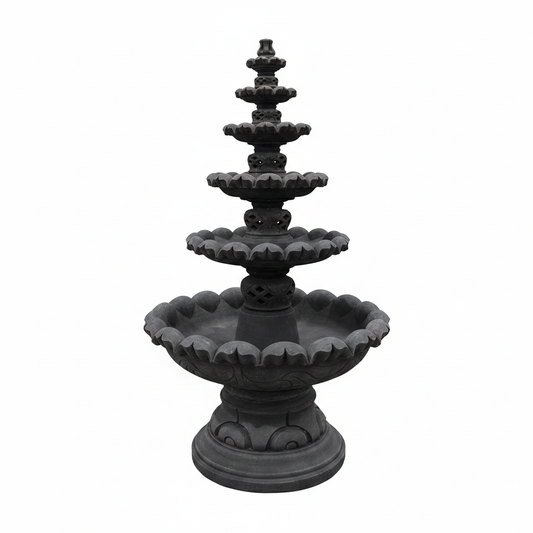 Grand Lotus 6-Tier Garden Water Fountain 