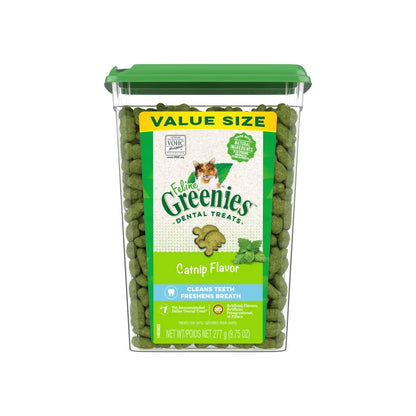 FELINE GREENIES Catnip Flavoured Dental Treats