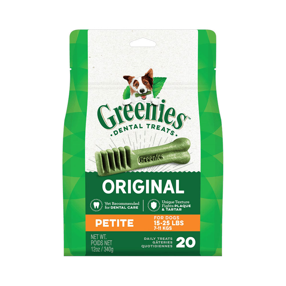GREENIES Original Petite Dental Dog Treats For Dogs 7 - 11 kgs