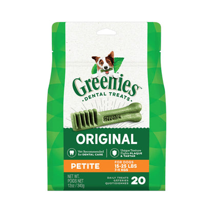 GREENIES Original Petite Dental Dog Treats For Dogs 7 - 11 kgs