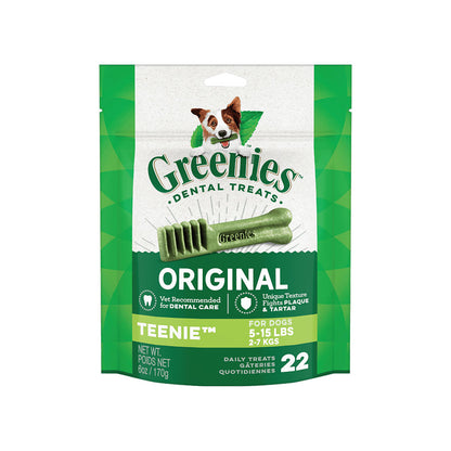 GREENIES Original Teenie Dental Dog Treats For Dogs 2 - 7 kgs