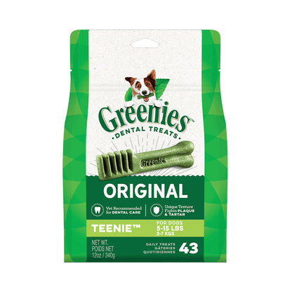 GREENIES Original Teenie Dental Dog Treats For Dogs 2 - 7 kgs