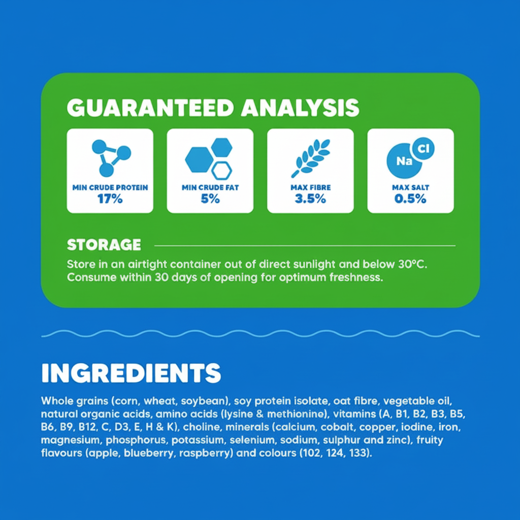 Guaranteed Analysis & Ingredients - Square