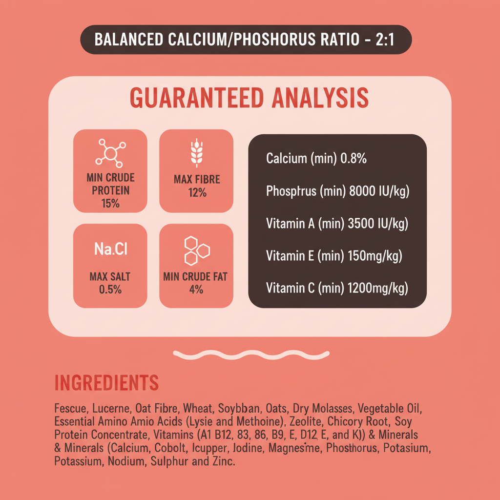 Guaranteed Analysis & Ingredients - Square