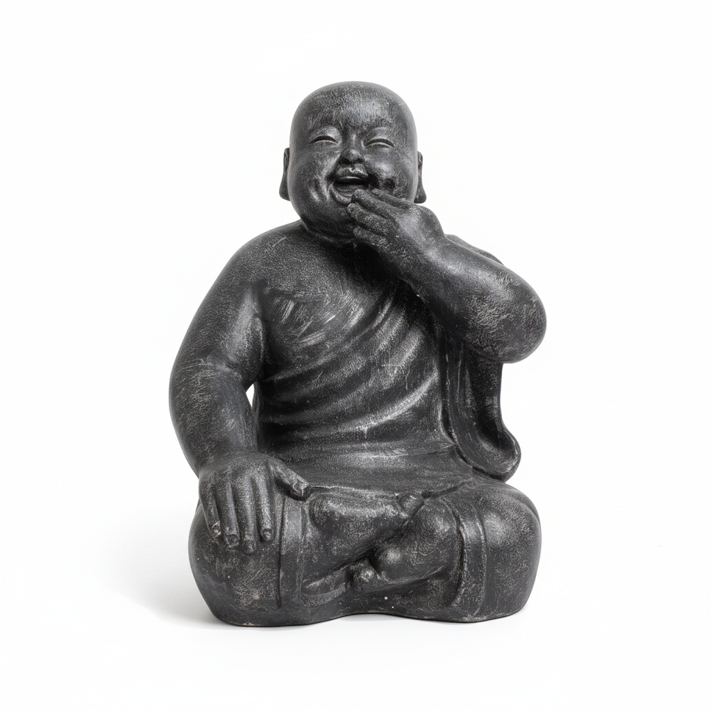 Happy Laughing Buddha Statue - Large View