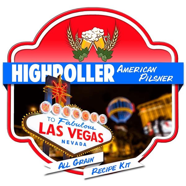 Highroller American Pilsener All Grain Recipe Kit Suits Grainfather Home Brew