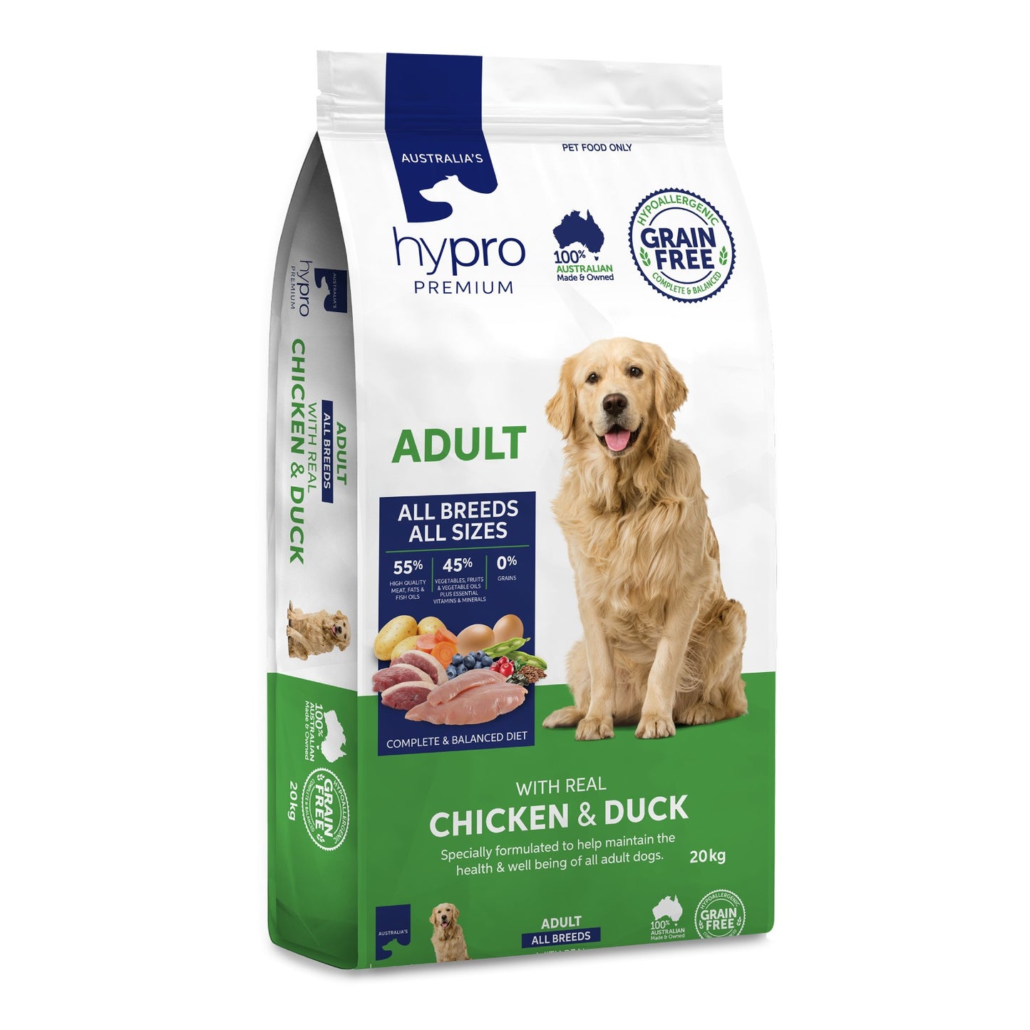 HYPRO PREMIUM Grain Free Chicken & Duck Adult Dog