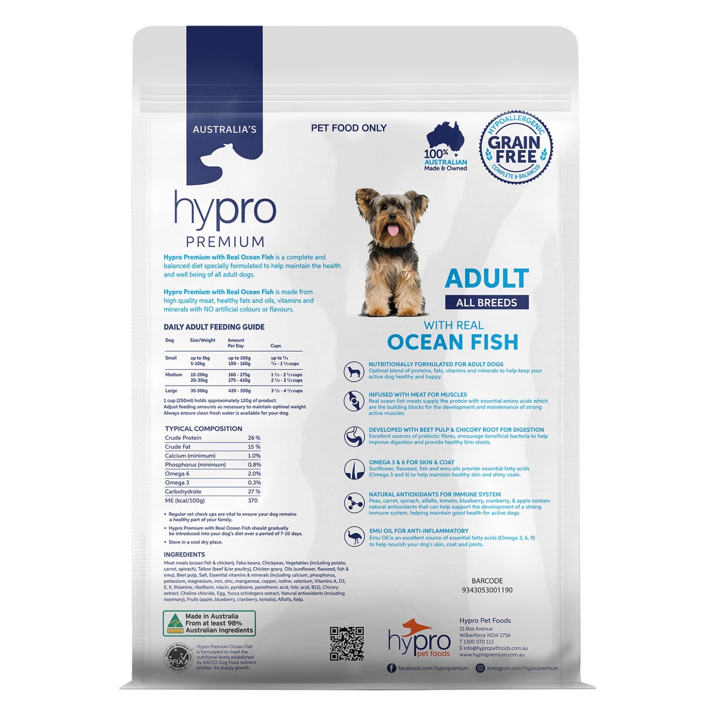 HYPRO PREMIUM Grain Free Ocean Fish - Adult Dog