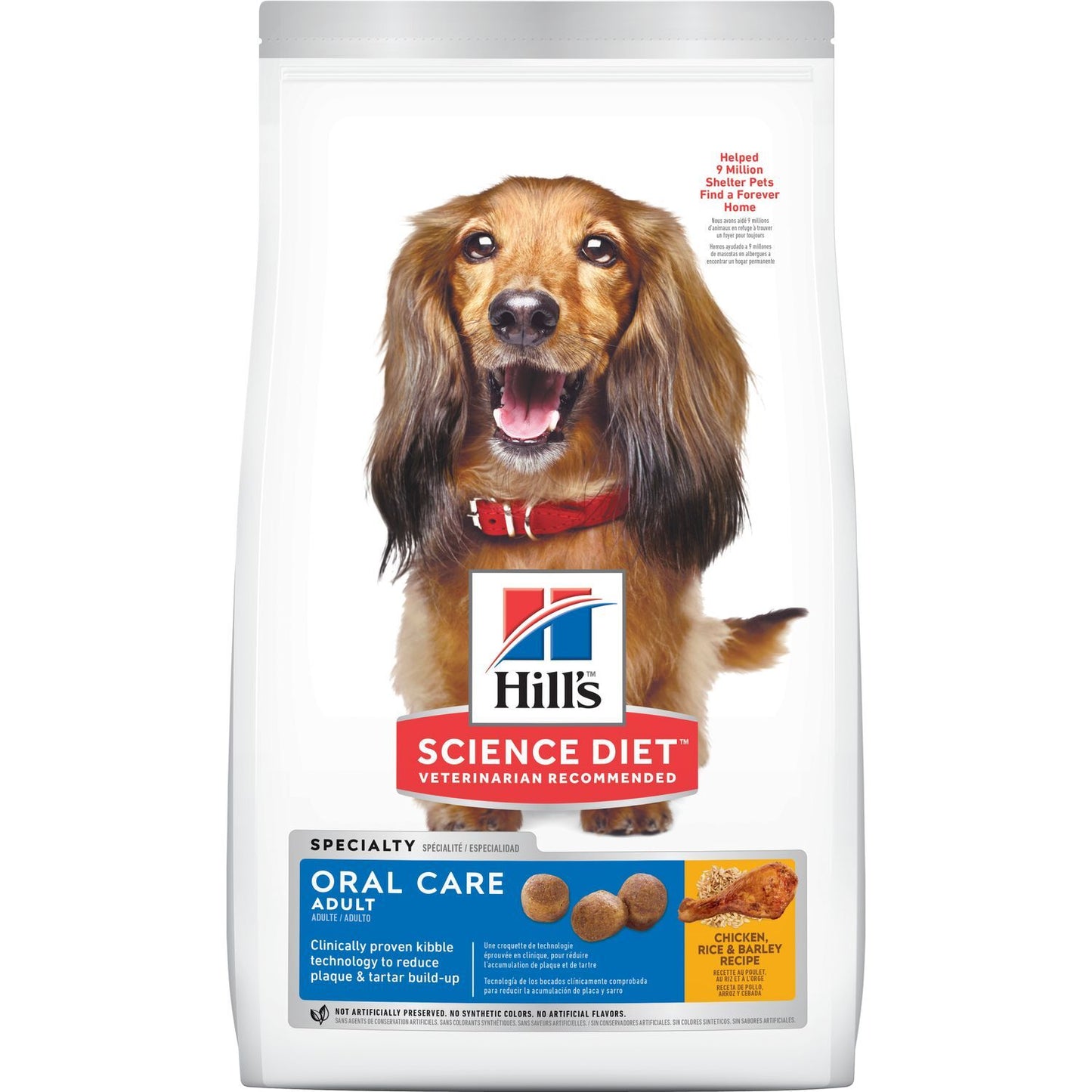 HILL'S Science Diet Adult Oral Care Chicken, Rice & Barley Recipe Dog Food