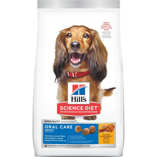 HILL'S Science Diet Adult Oral Care Chicken, Rice & Barley Recipe Dog Food