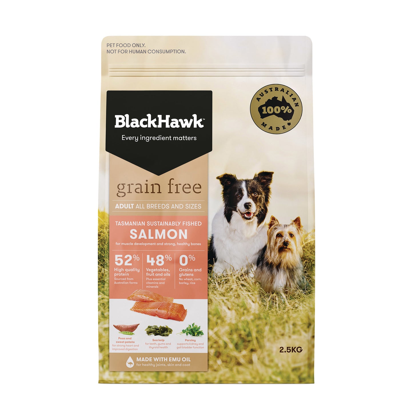 BLACK HAWK Grain Free Tasmanian Salmon