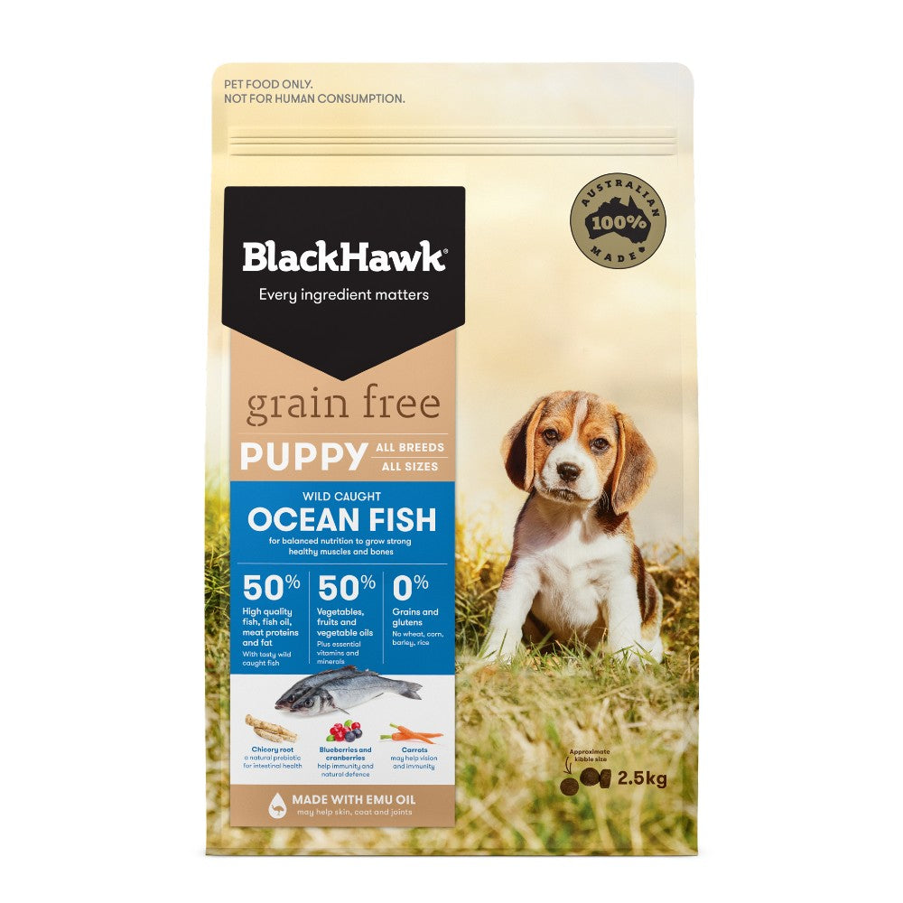 BLACK HAWK Original Puppy Grain Free Ocean Fish