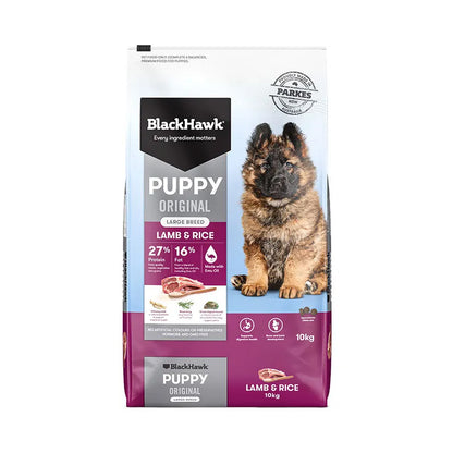 BLACK HAWK Original Puppy Large Breed Lamb & Rice
