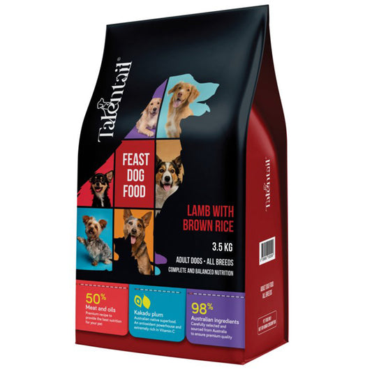 TALENTAIL Adult Dog Food Lamb with Brown Rice