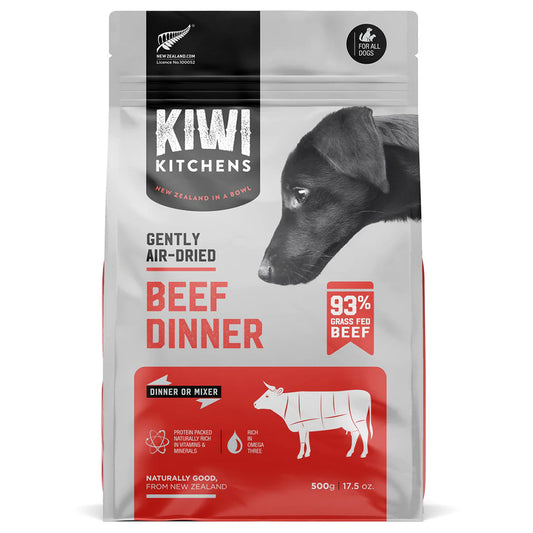 KIWI KITCHENS Air Dried Beef Dog Dinner 500g