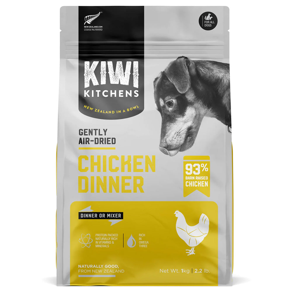 KIWI KITCHENS Air Dried Chicken Dog Dinner 1kg