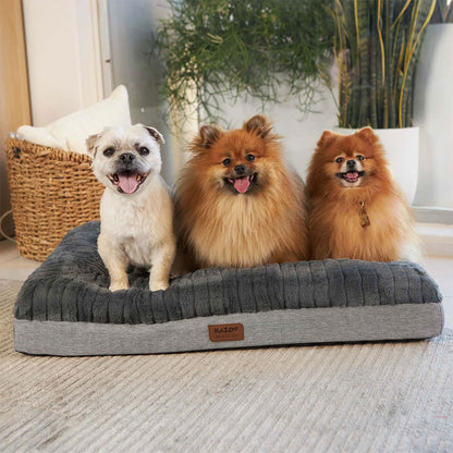 KAZOO Cloud Comfort Dog & Cat Bed - Dark Grey