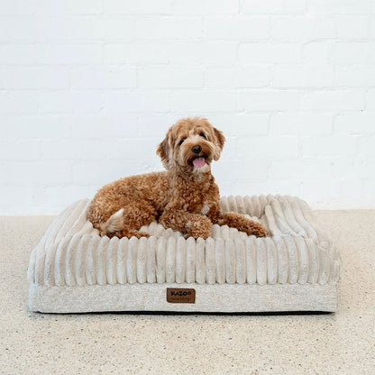 KAZOO Cloud Comfort Dog Bed - Beige
