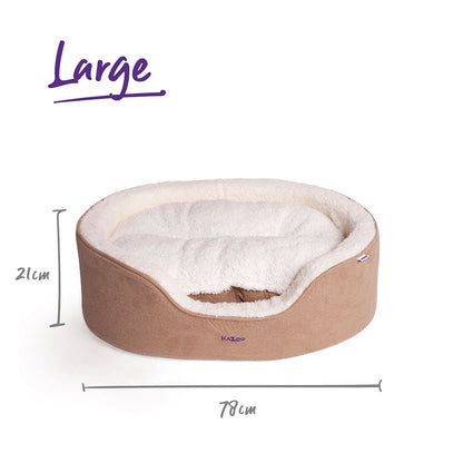 KAZOO Manhattan Bed - Coffee & White