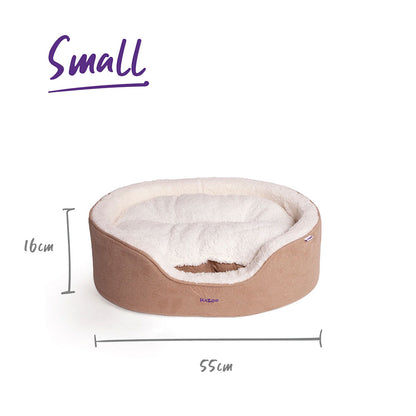 KAZOO Manhattan Bed - Coffee & White