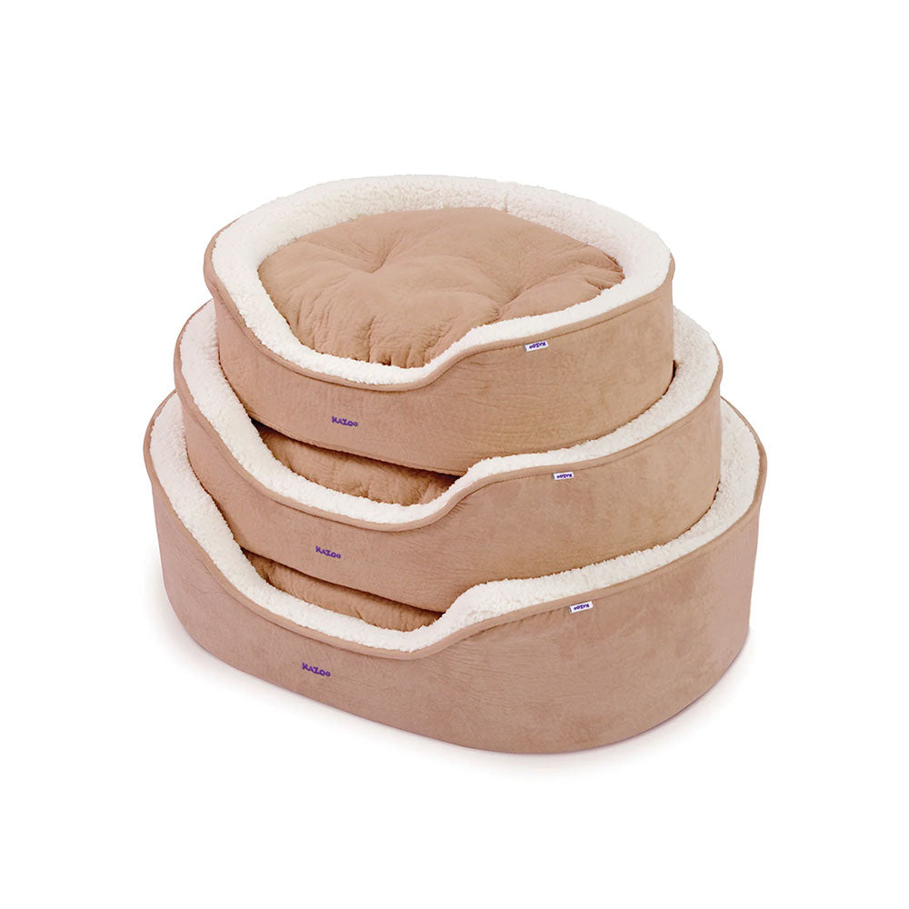 KAZOO Manhattan Bed - Coffee & White