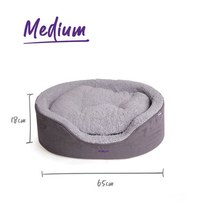 KAZOO Manhattan Bed - Grey & White