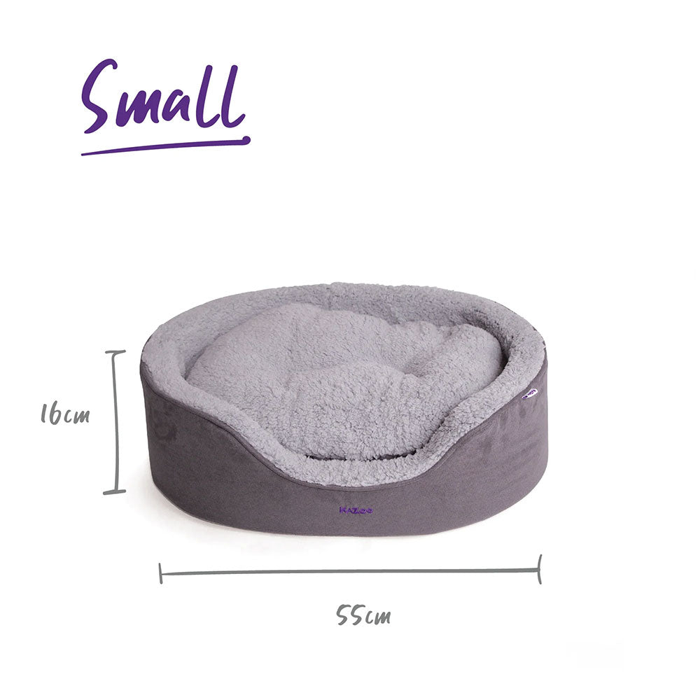KAZOO Manhattan Bed - Grey & White