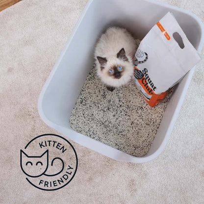 KAZOO Squat Club Deep Clean Eco Charcoal Cat Litter
