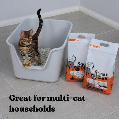 KAZOO Squat Club Deep Clean Eco Charcoal Cat Litter