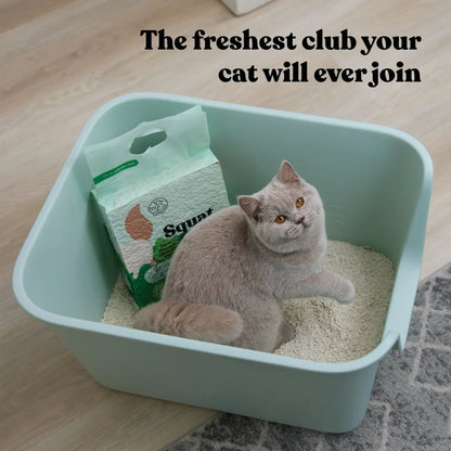 KAZOO Squat Club Plant Powered Flushable Cat Litter