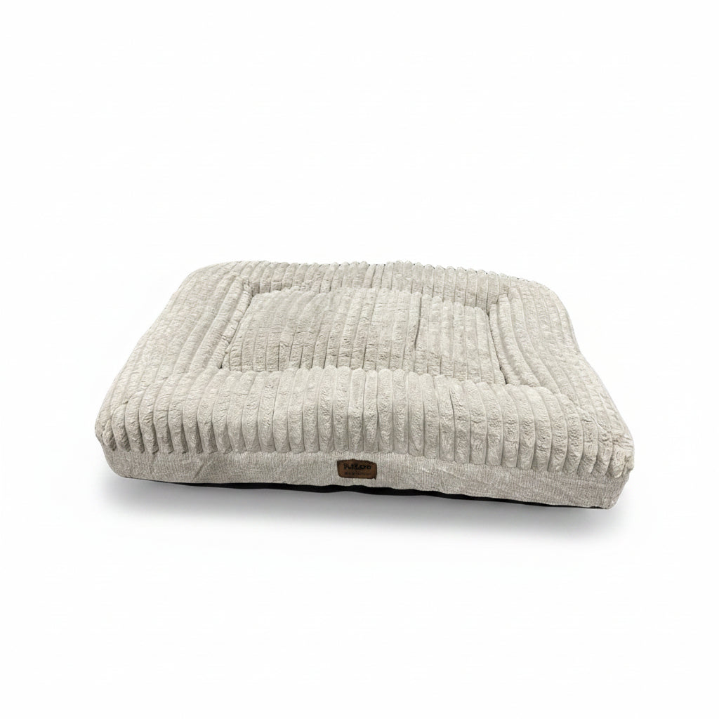 Kazoo Clud Comfort Dog Bed - Beige Large