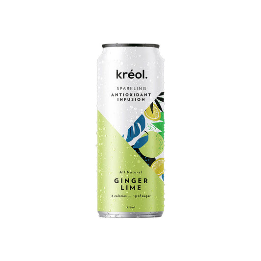 KRÃOL Ginger Lime Sparkling Antioxidant Infusion